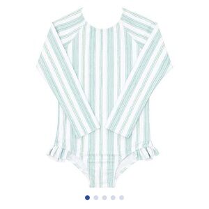 Minnow x Sister Parish Striped Kids Bodysuit Size 2